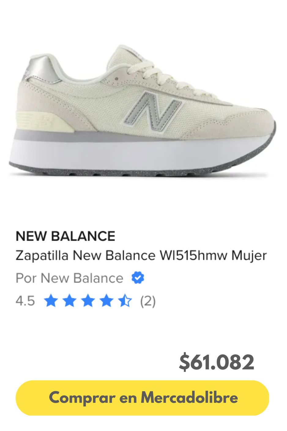 Zapatillas New Balance Wl515hmw Mujer