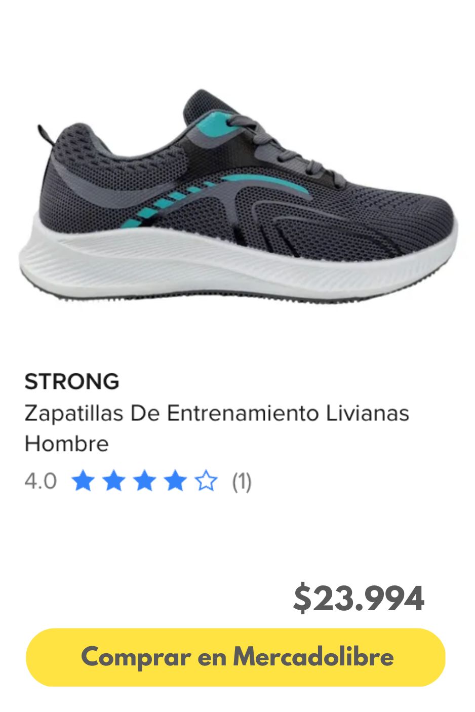 Zapatillas De Entrenamiento Livianas Hombre