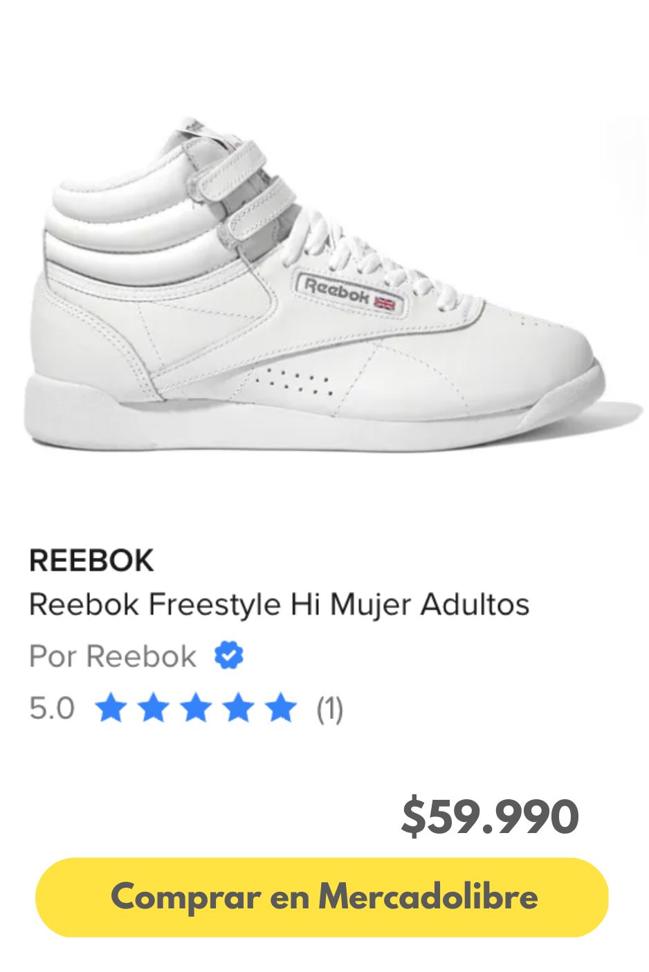 Reebok Freestyle Hi Mujer Adultos