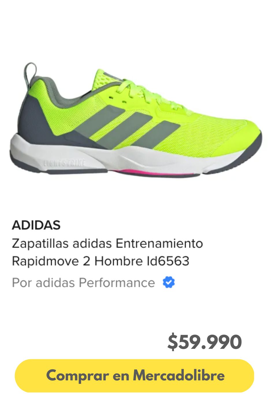Zapatillas adidas Entrenamiento Rapidmove 2 Hombre Id6563