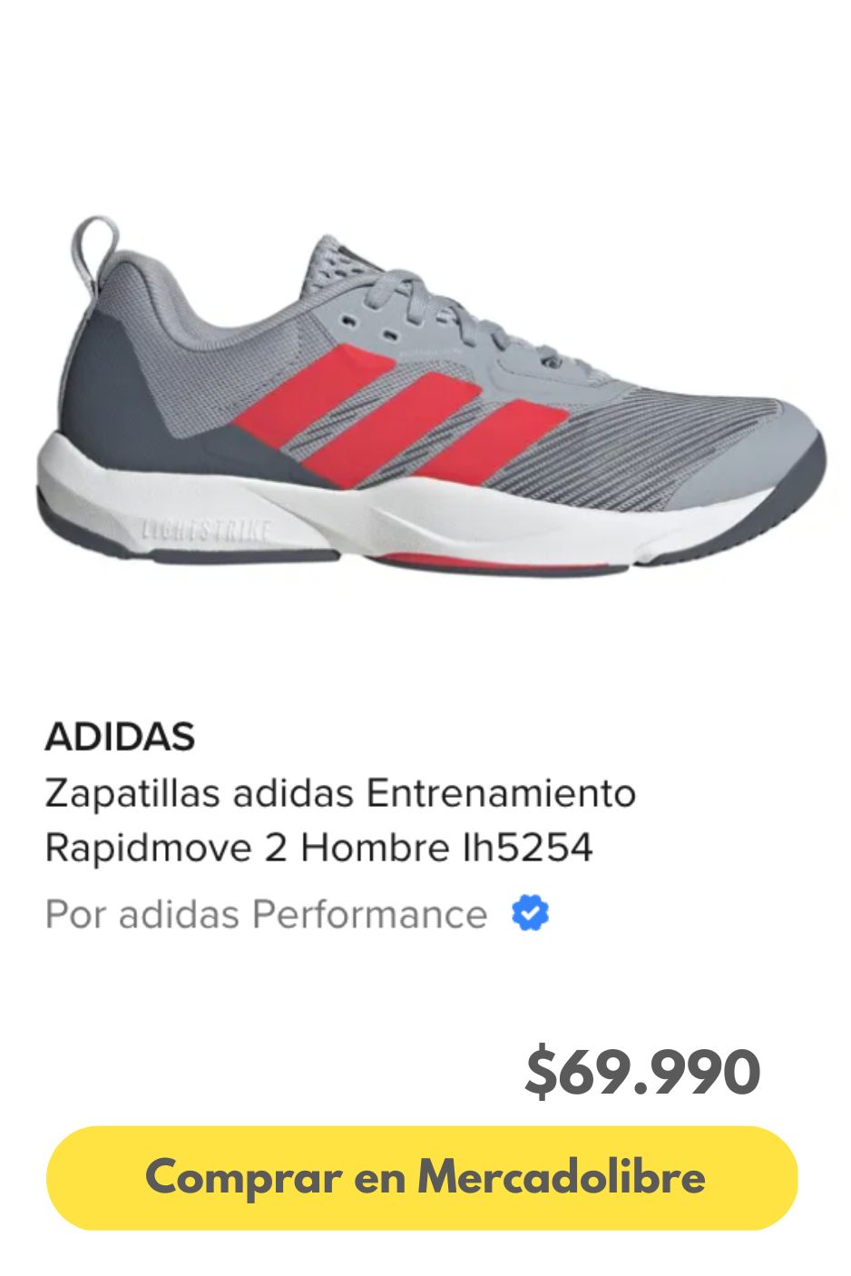 Zapatillas adidas Entrenamiento Rapidmove 2 Hombre Ih5254