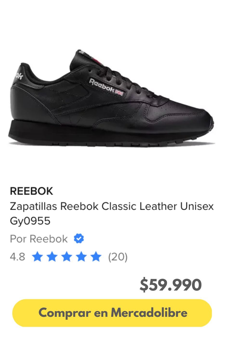 Zapatillas Reebok Classic Leather Unisex Gy0955