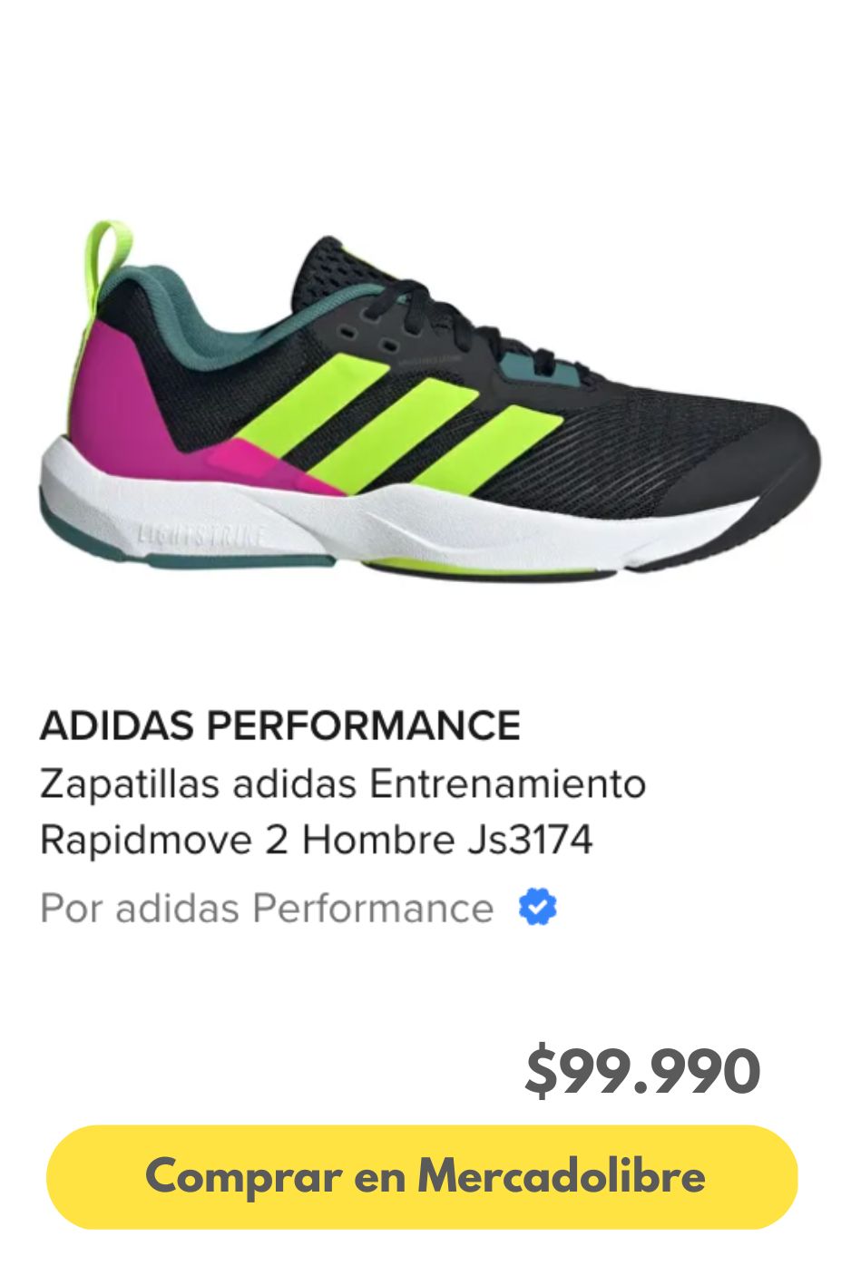 Zapatillas adidas Entrenamiento Rapidmove 2 Hombre Js3174
