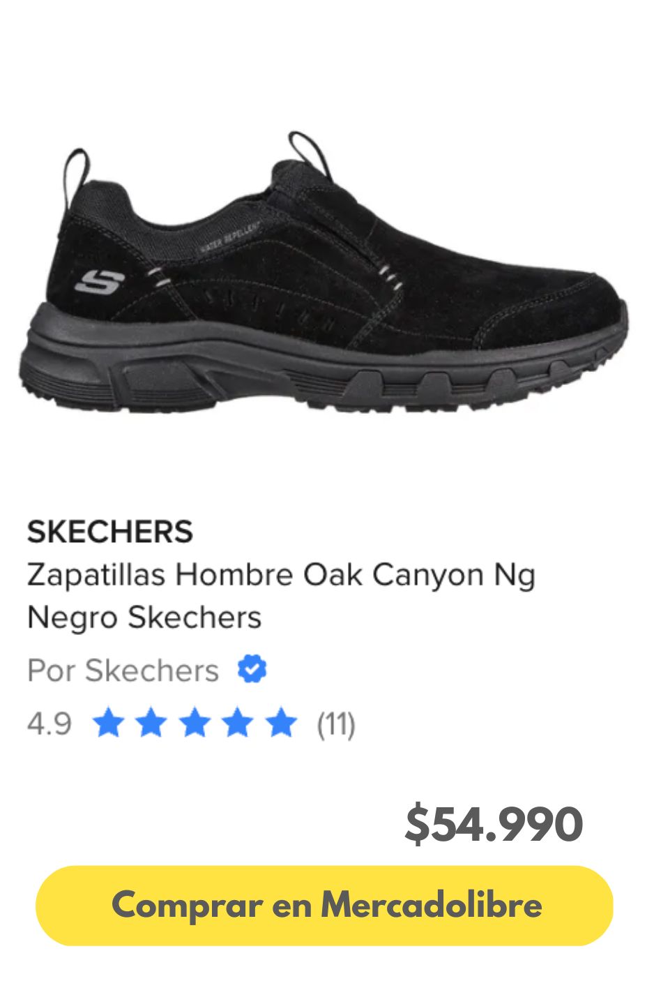 Zapatillas Hombre Oak Canyon Ng Negro Skechers