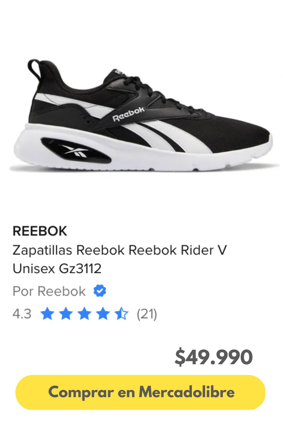 Zapatillas Reebok Reebok Rider V Unisex Gz3112