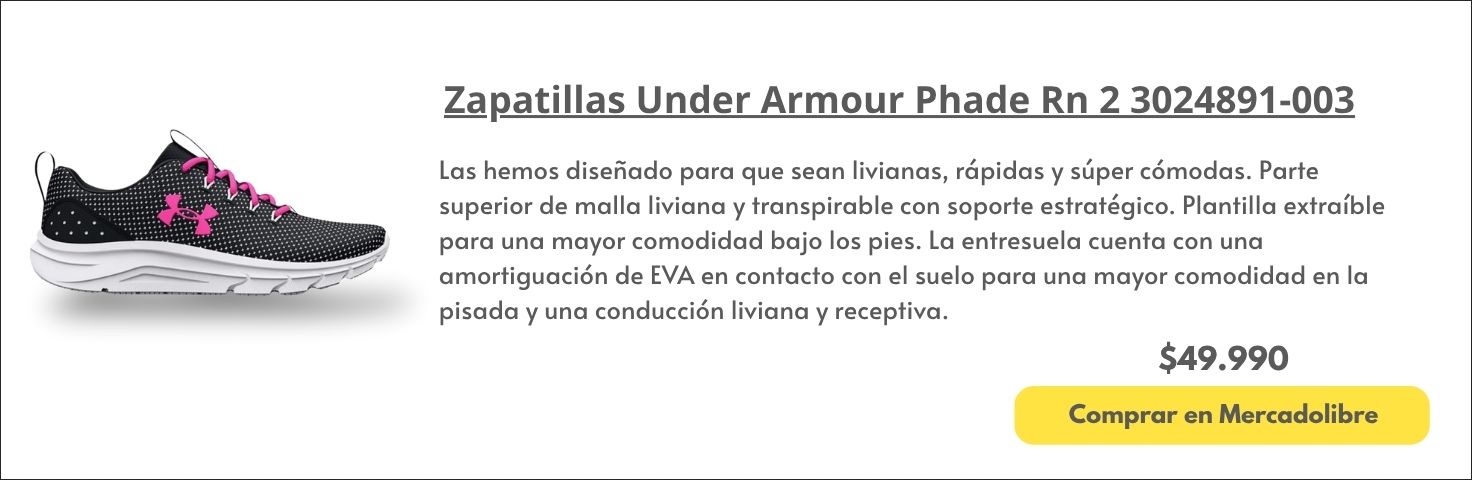 Zapatillas Under Armour Phade Rn 2 3024891-003